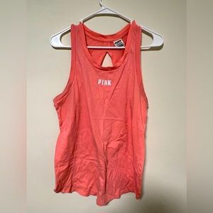 PINK Open-back Muscle Tank